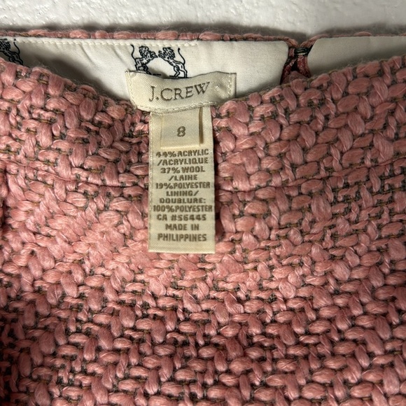 J. Crew Knit Wool Pencil Skirt in Pink size 8 - Picture 3 of 4